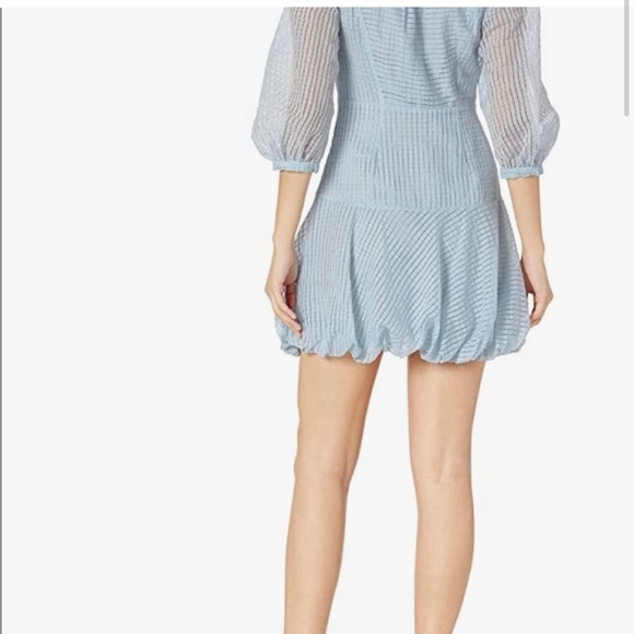 Rebecca Taylor puff sleeve bubble hem dress - Picture 5 of 16